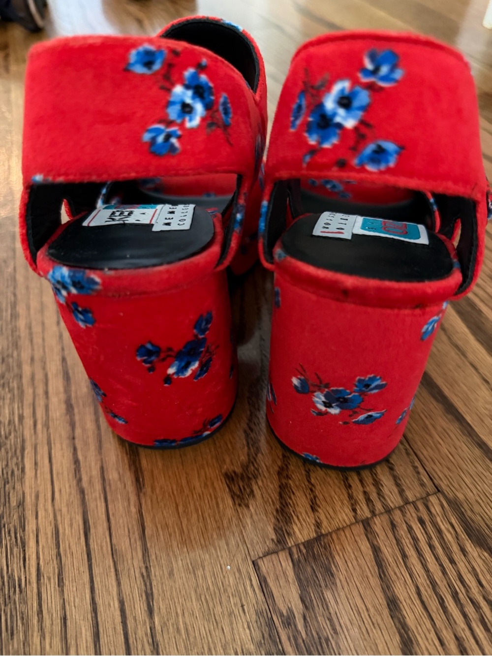 NEW Kenzo Memento Collection 1 chunky block-heel sandals, Sz 38 - Picture 4 of 5